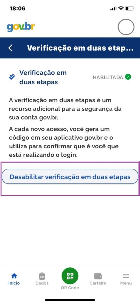 Autenticação de Duas Etapas no GOV.BR: O que é? Saiba como desabilitar ...
